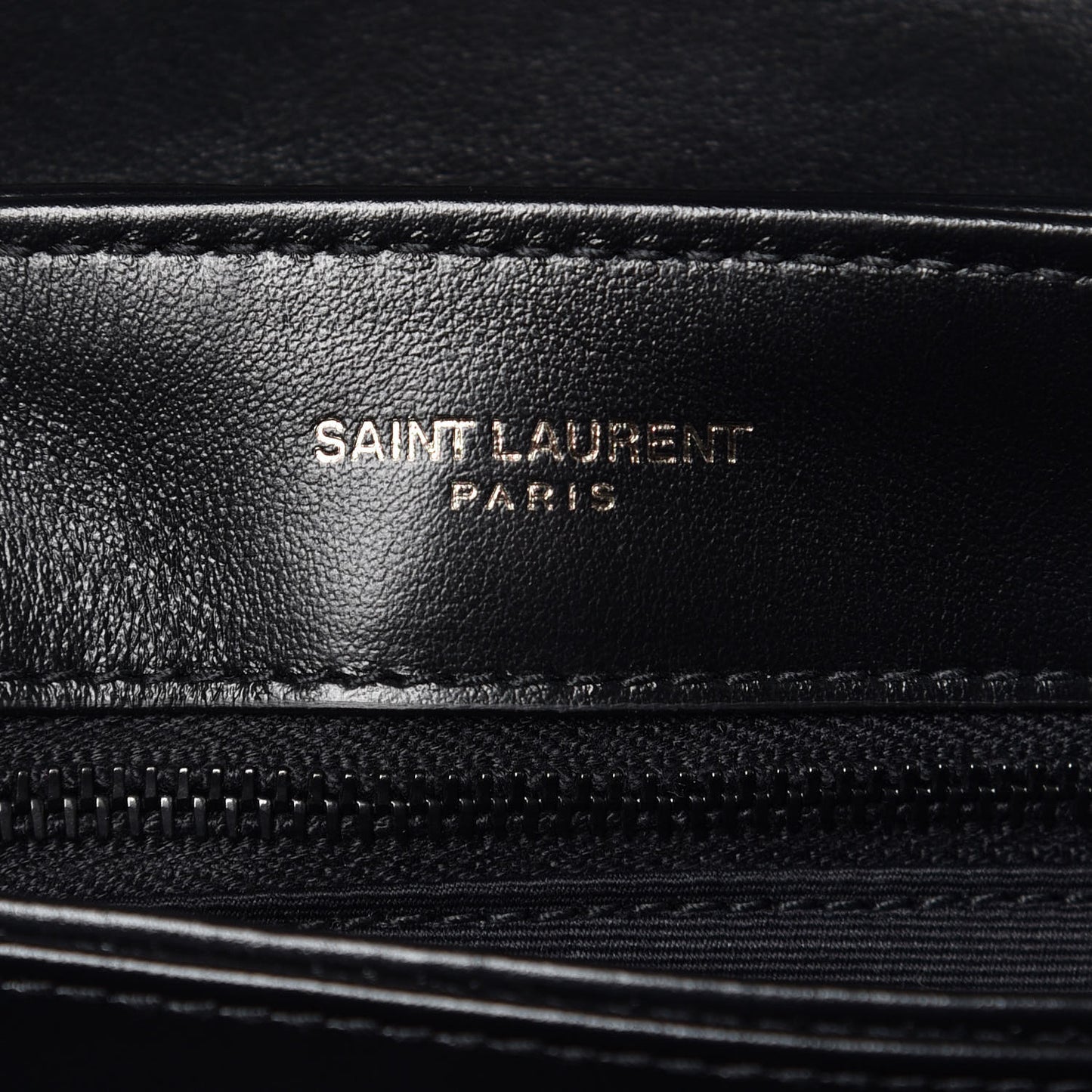 Calfskin Y Quilted Monogram Toy Loulou Crossbody Bag Black