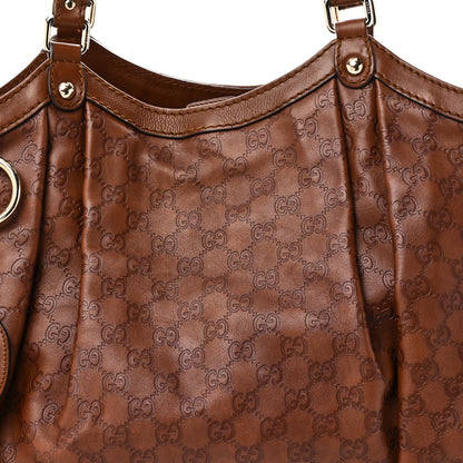 Gucci Guccissima Signature Large Sukey Tote Brown 8 of 10