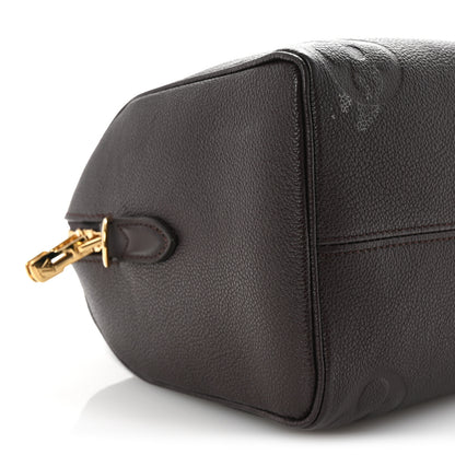 Louis Vuitton Empreinte Monogram Giant Speedy Bandouliere 25 Chocolate 7 of 9