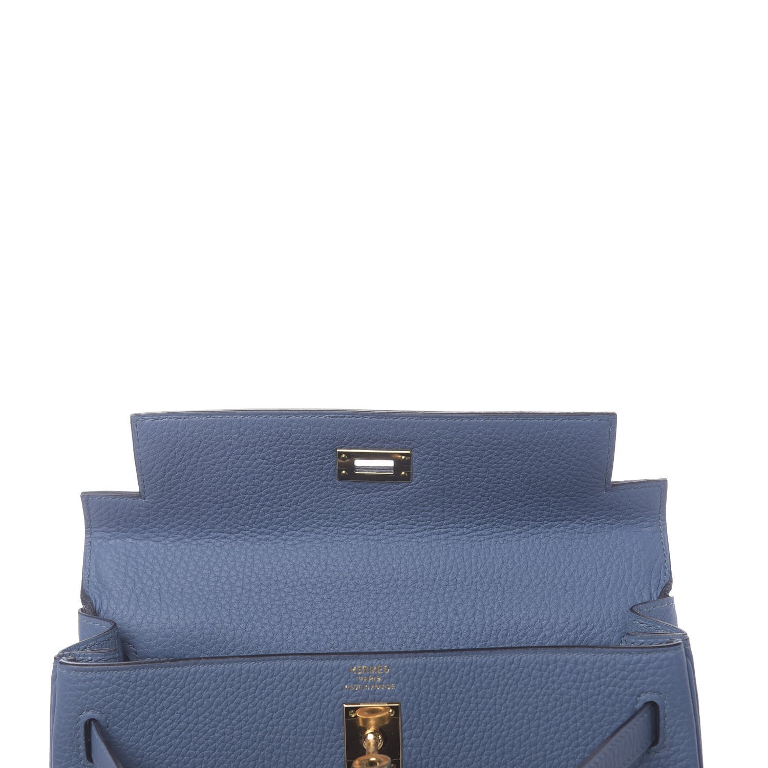 Hermes Togo Kelly Retourne 25 Azur 19 of 41