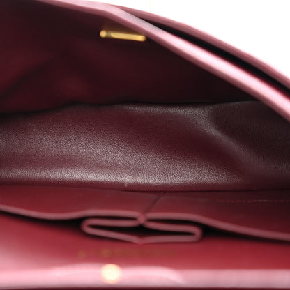 Chanel Caviar Quilted Small Double Flap Burgundy 5 of 11