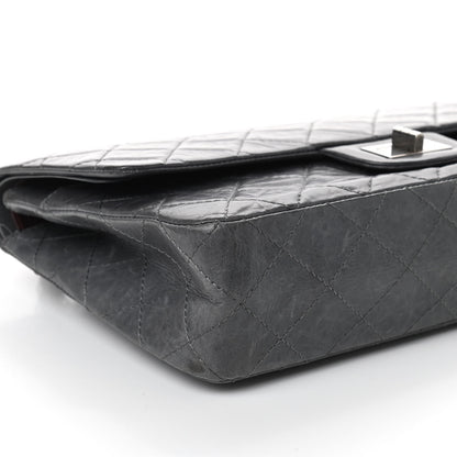 Chanel Aged Calfskin Quilted 50th Anniversary 2.55 Reissue 227 Flap Grey 8 of 10