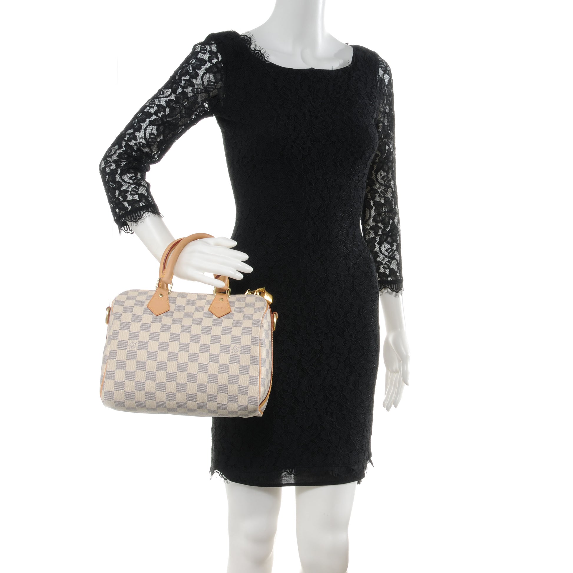 Louis Vuitton Damier Azur Speedy 25 2 of 10