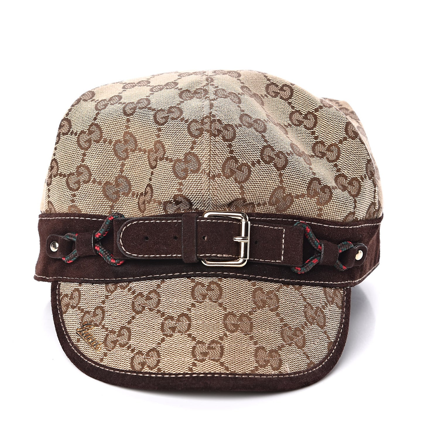Monogram Hat M Brown
