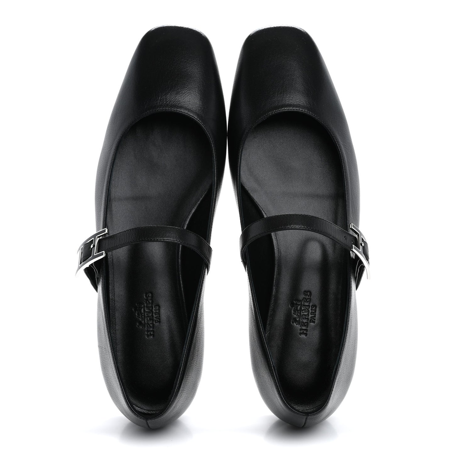 Goatskin Jane Ballet Flats 38 Black