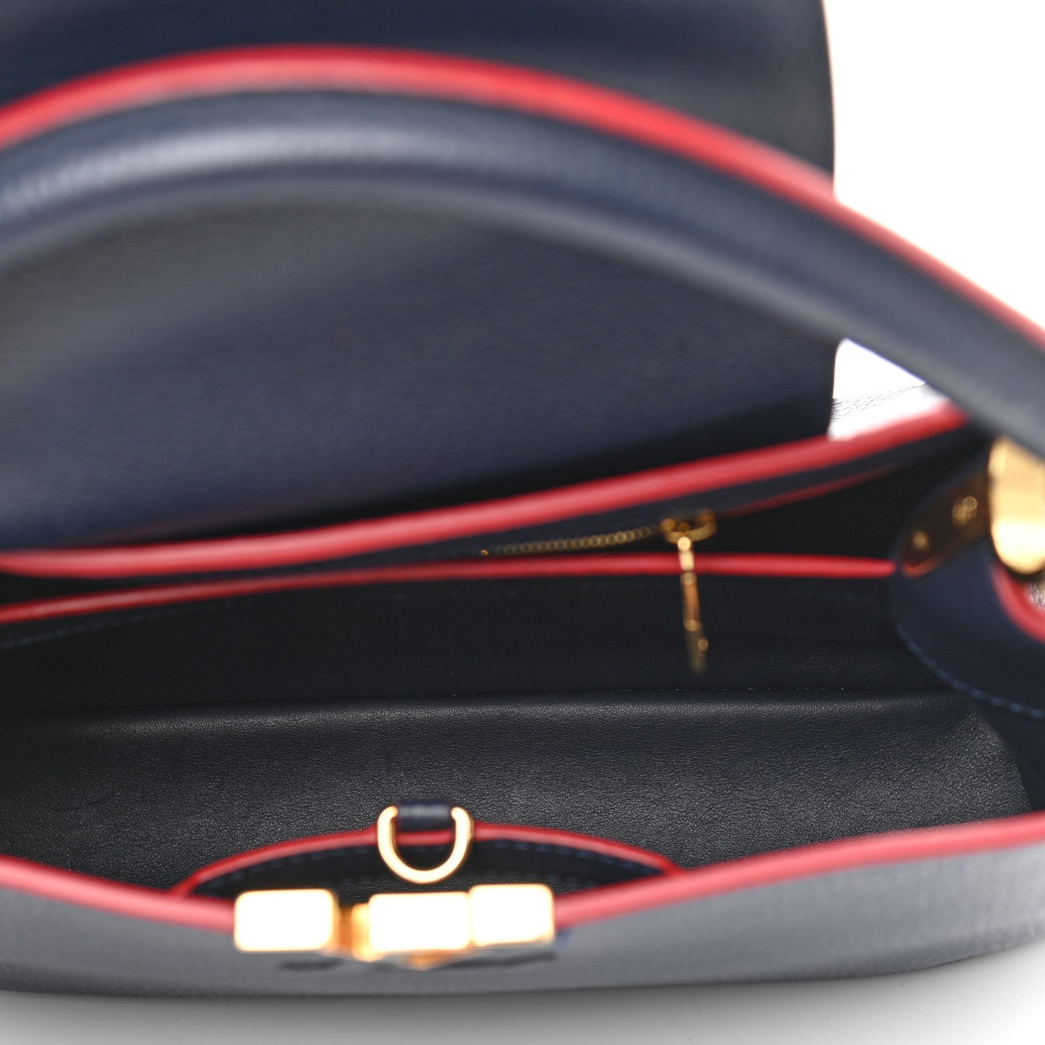 Louis Vuitton Taurillon Capucines PM Marine Rouge 5 of 9