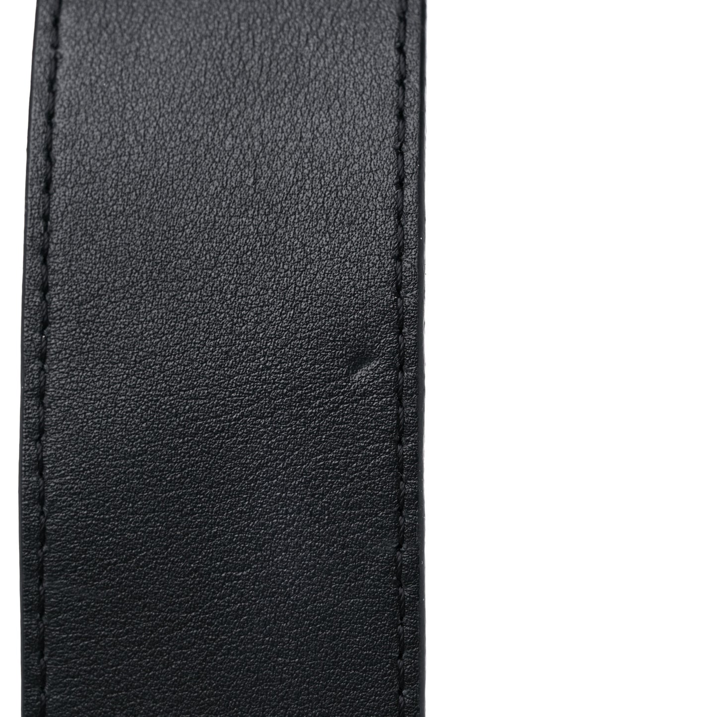 Monogram 40mm LV Shape Belt 100 40 Black White