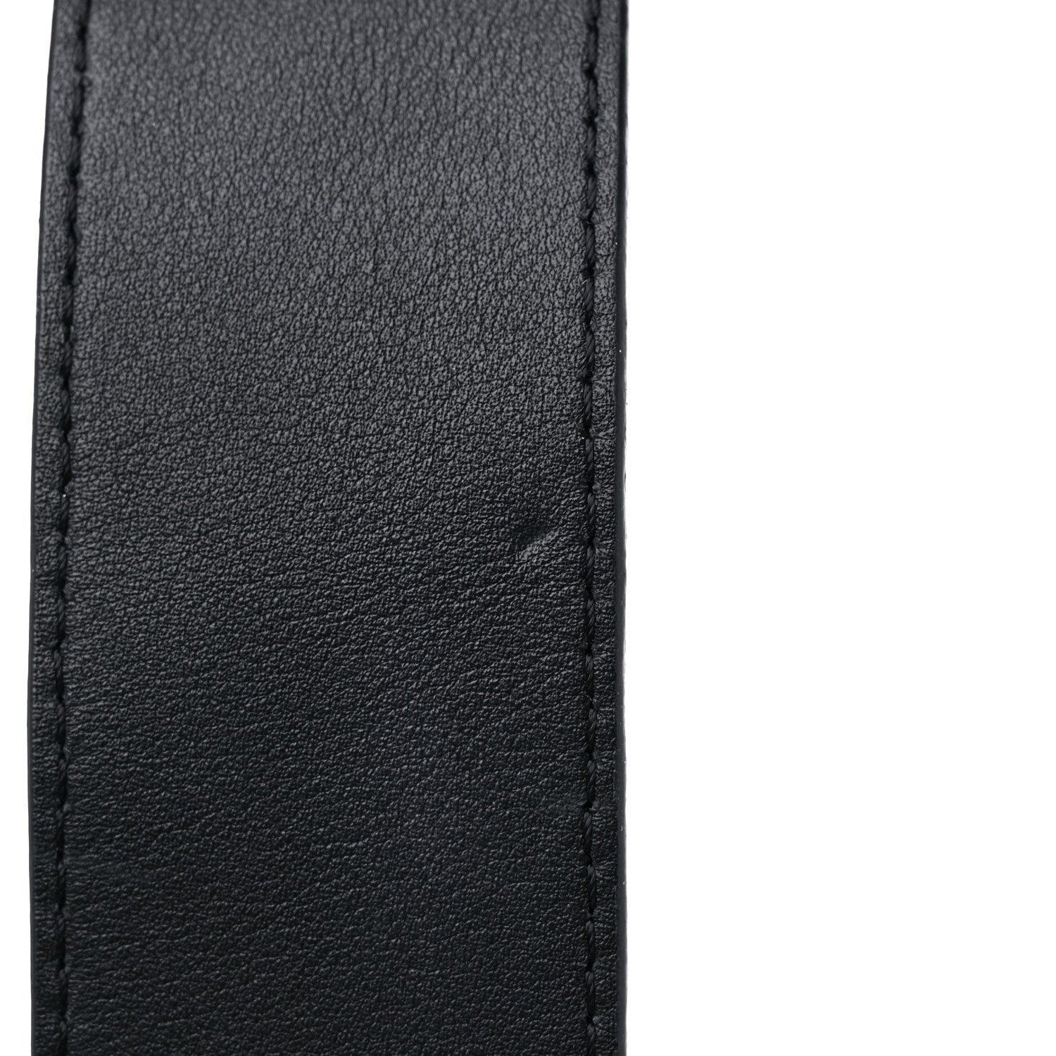 Louis Vuitton Monogram 40mm LV Shape Belt 100 40 Black White 4 of 6