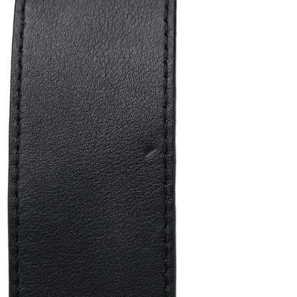 Louis Vuitton Monogram 40mm LV Shape Belt 100 40 Black White 4 of 6