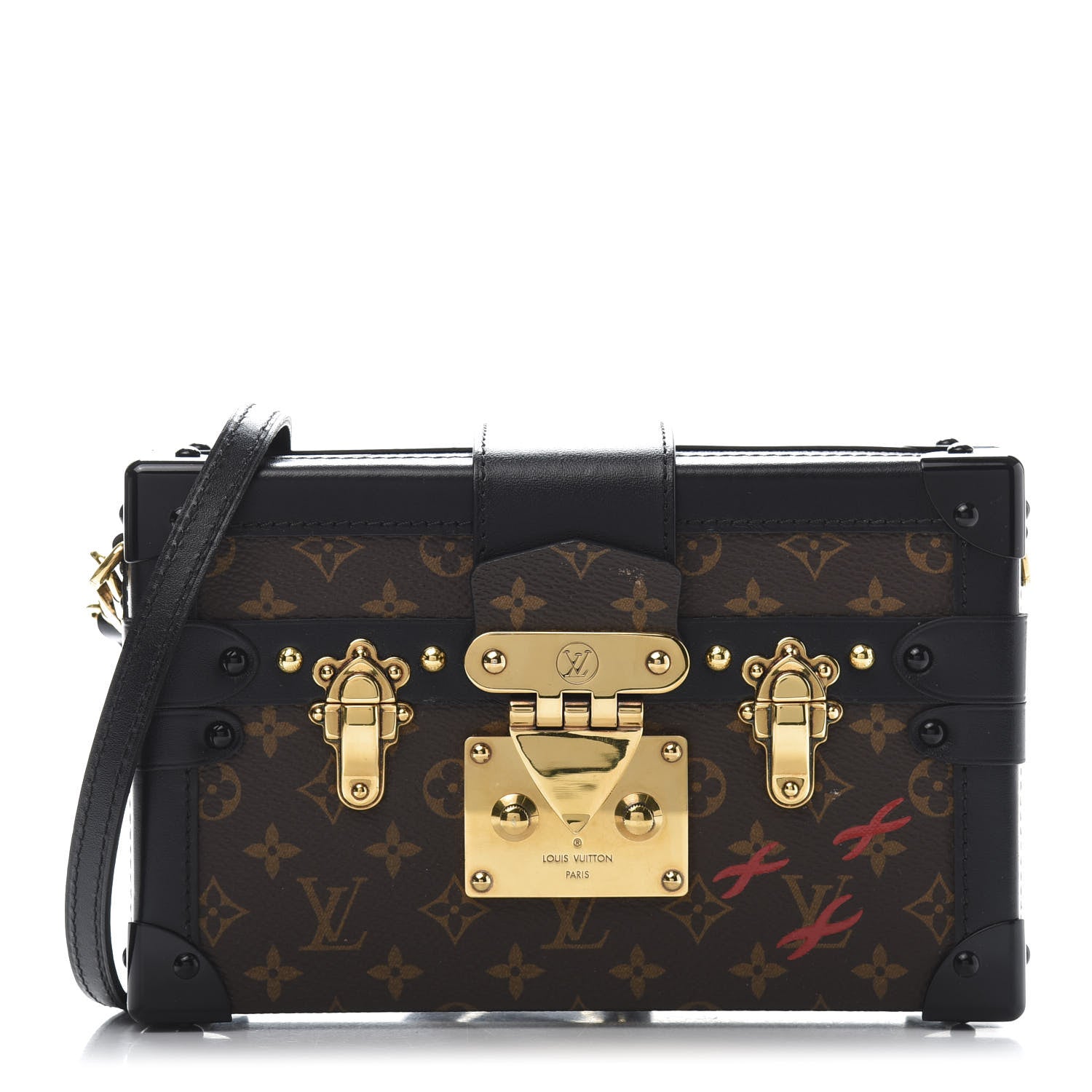 Louis Vuitton Monogram Petite Malle Black 1 of 13