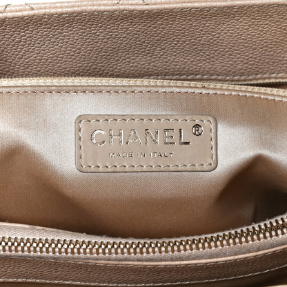 Chanel Caviar Quilted Grand Shopping Tote GST Beige Clair 6 of 15