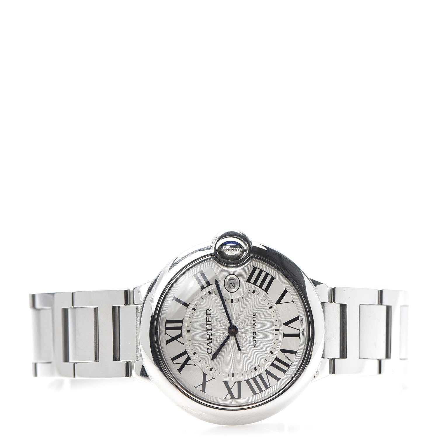 Cartier Stainless Steel 42mm Ballon Bleu De Automatic Watch 3 of 7