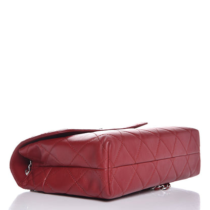 Chanel Calfskin Quilted In The Business Flap Dark Red 4 of 12