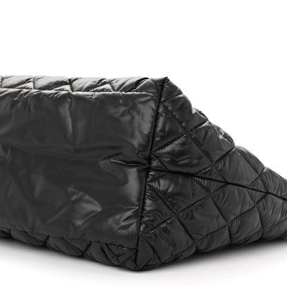 Chanel Nylon Quilted Small Coco Cocoon Tote Black 16 of 17