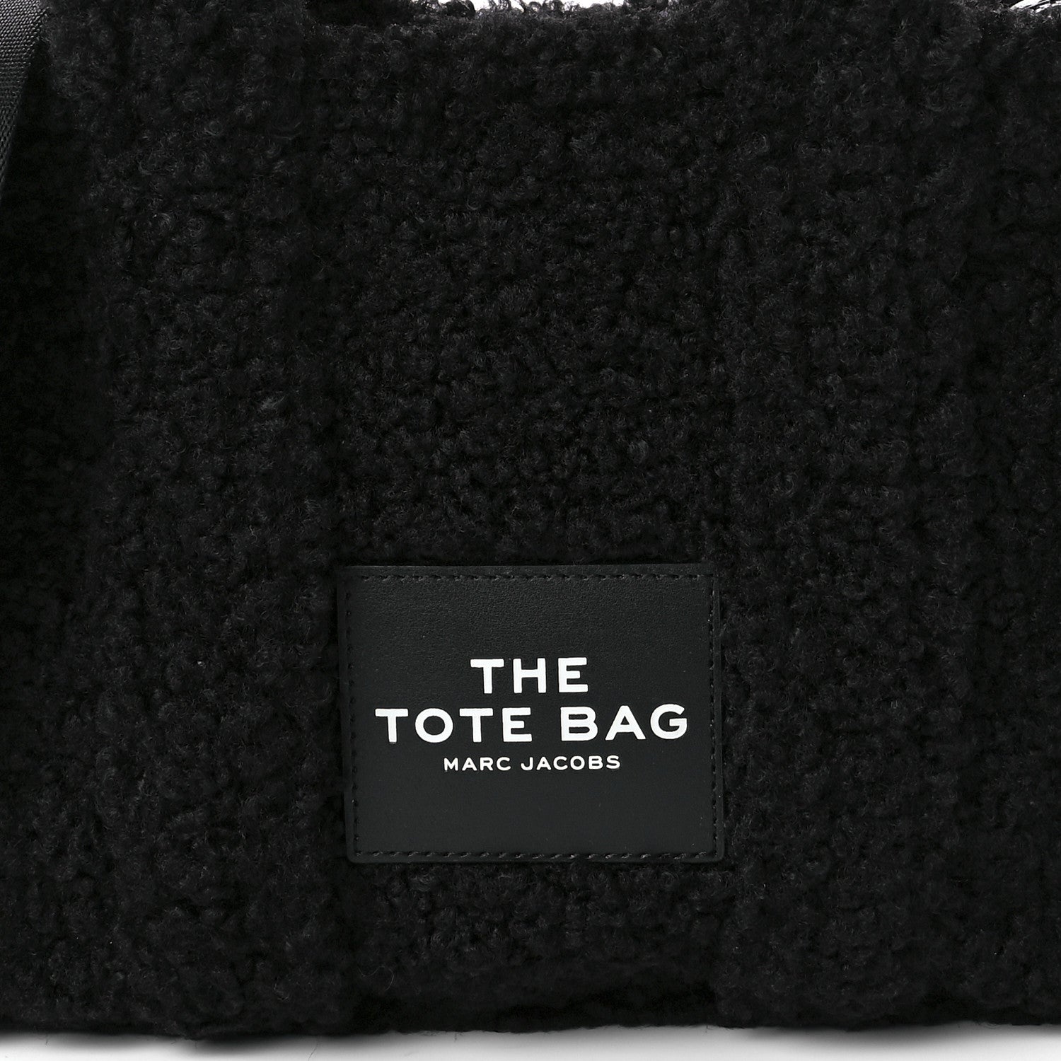 Marc Jacobs Polyester Cotton Mini The Teddy Traveler Tote Bag Black 8 of 9