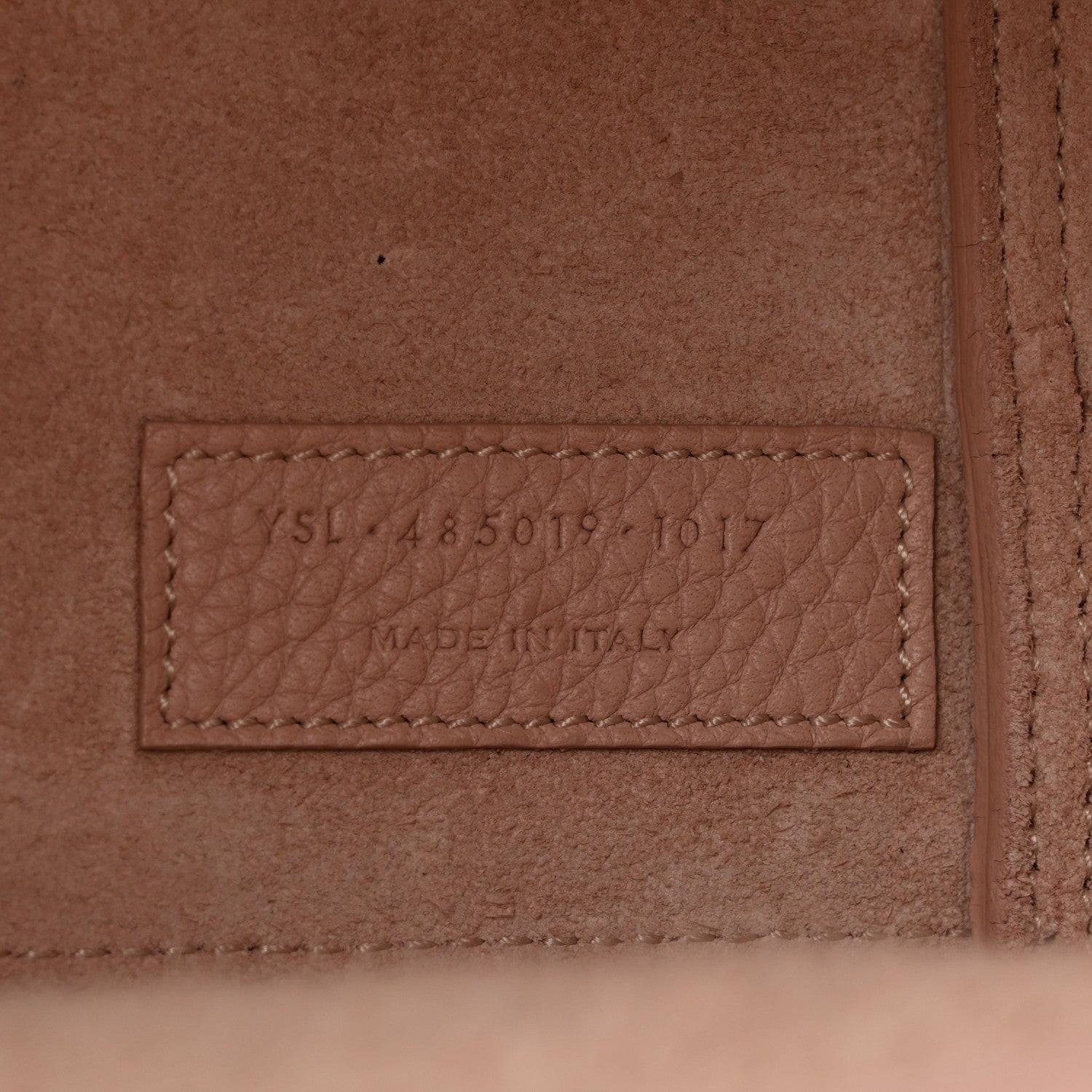 Saint Laurent Grained Calfskin Nano Supple Sac De Jour Marble Pink 7 of 16
