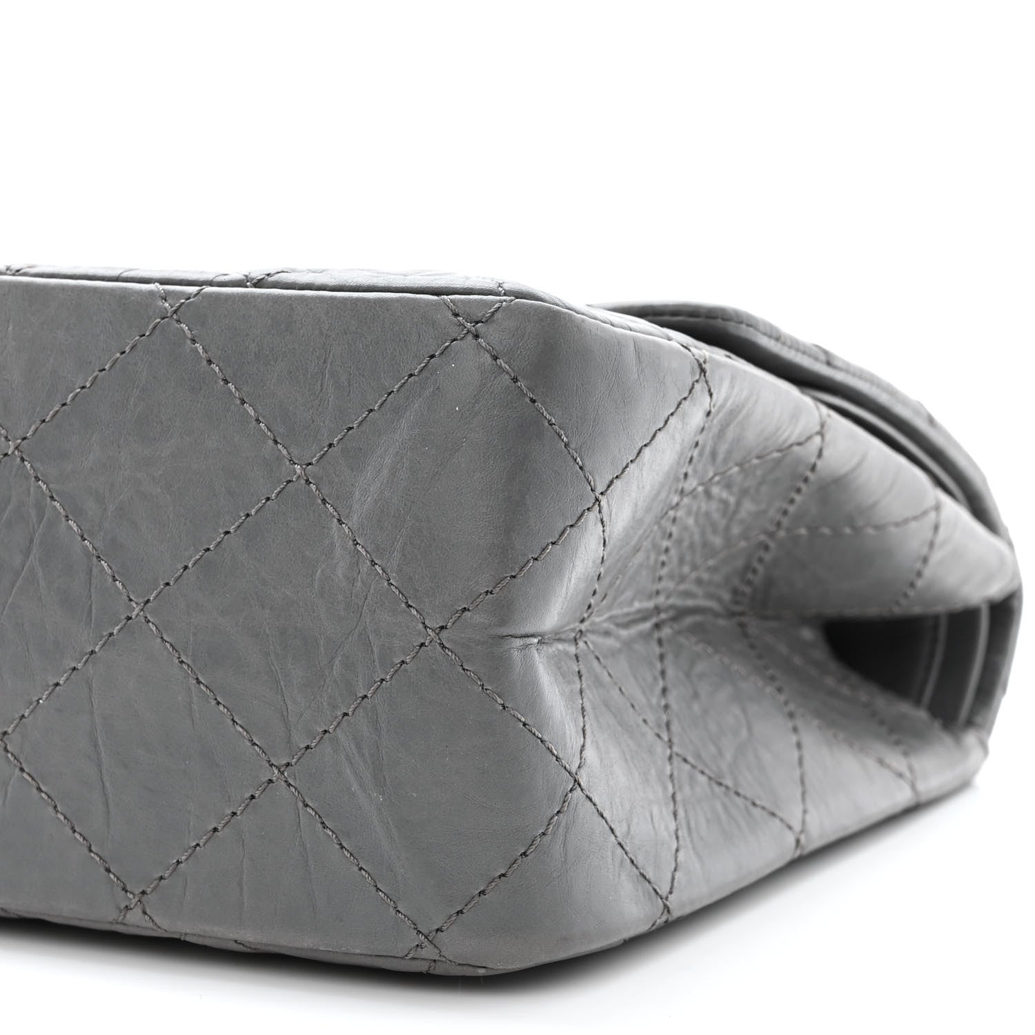 Chanel Aged Calfskin Quilted 2.55 Reissue 227 Flap Grey 10 of 13