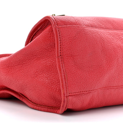 Balenciaga Chevre Gold Metallic Edge Hardware City Rouge Grenade 10 of 18