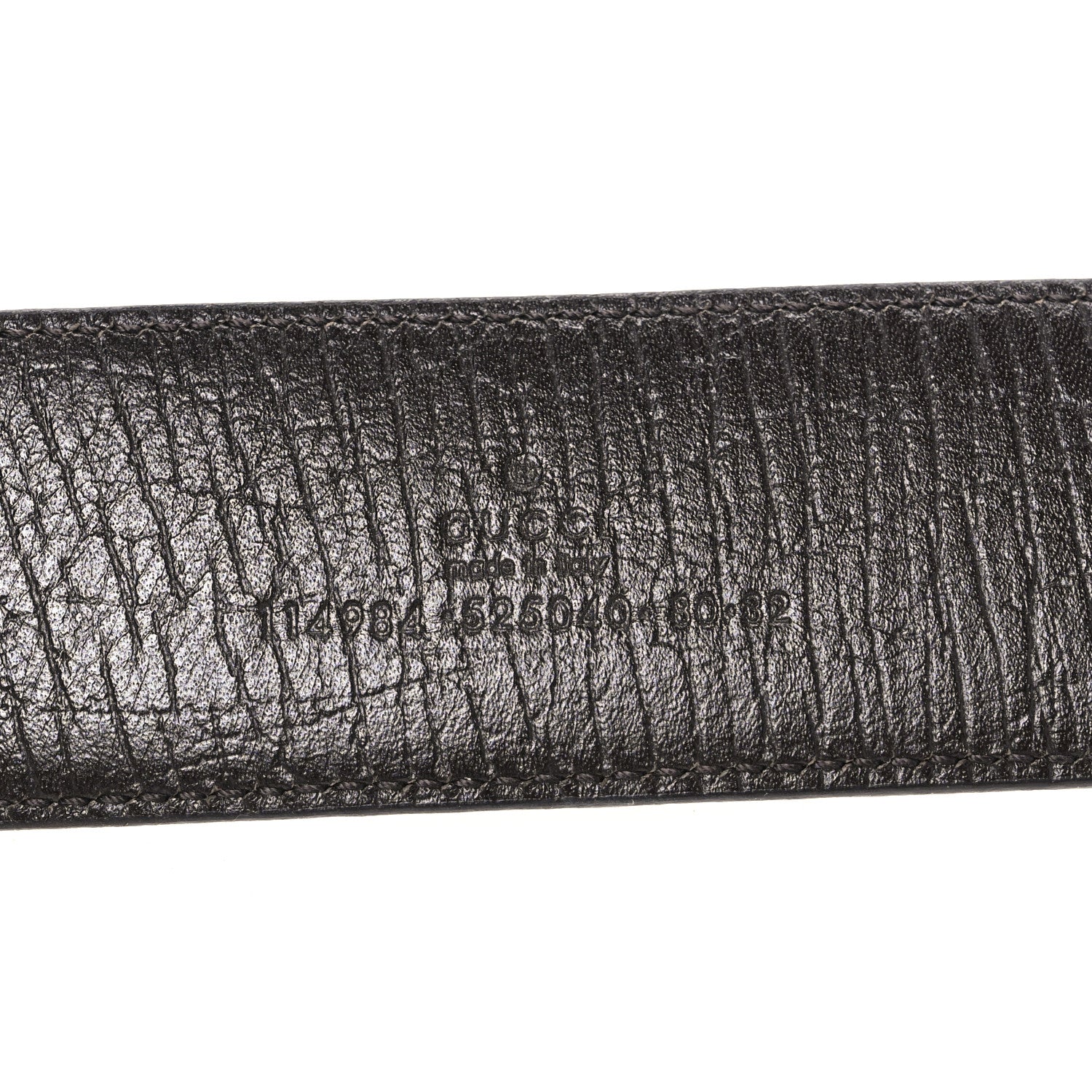 Gucci GG Supreme Monogram Calfskin Double G 80 32 Belt Beige Ebony New Acero 5 of 6