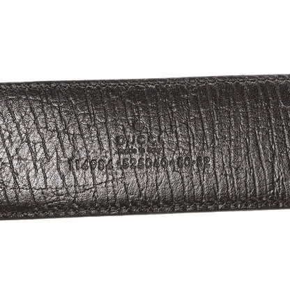 Gucci GG Supreme Monogram Calfskin Double G 80 32 Belt Beige Ebony New Acero 5 of 6