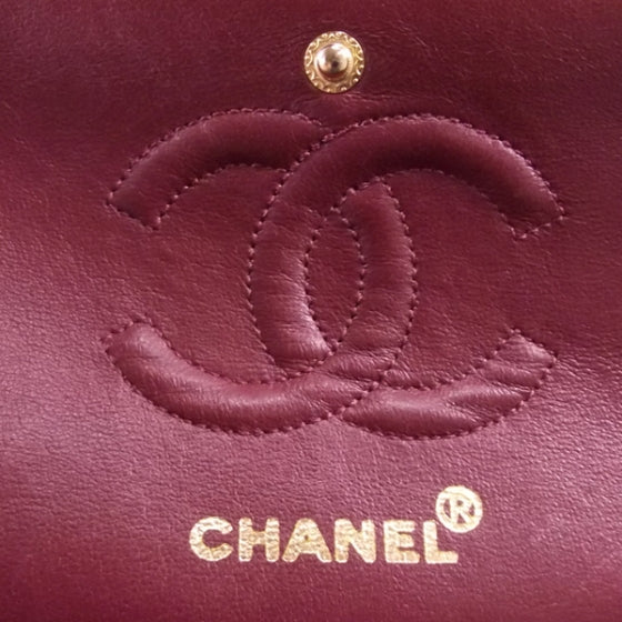 Vintage Leather Classic Flap Black