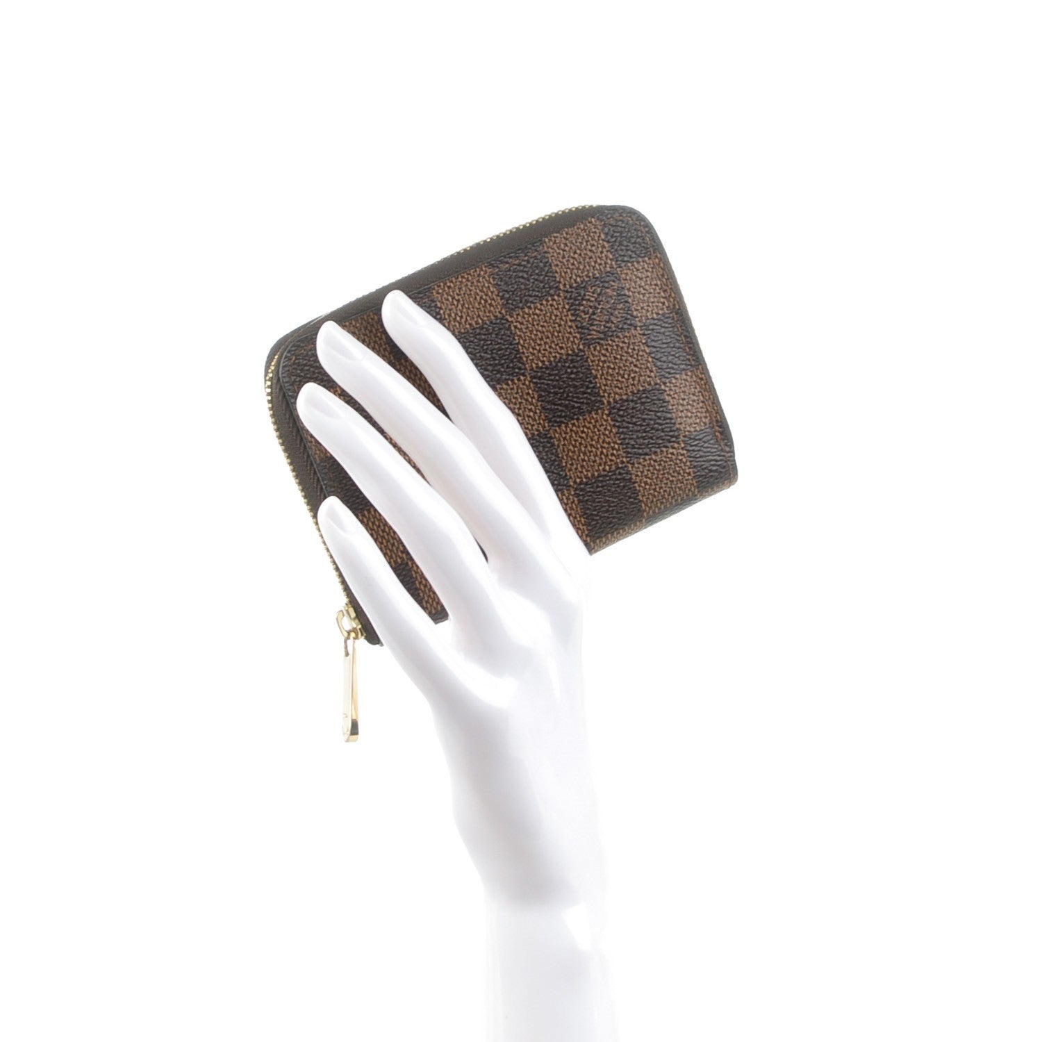 Louis Vuitton Damier Ebene Zippy Coin Purse 2 of 7