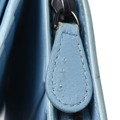 Bottega Veneta Nappa Intrecciato Continental Flap Wallet Light Blue 9 of 12