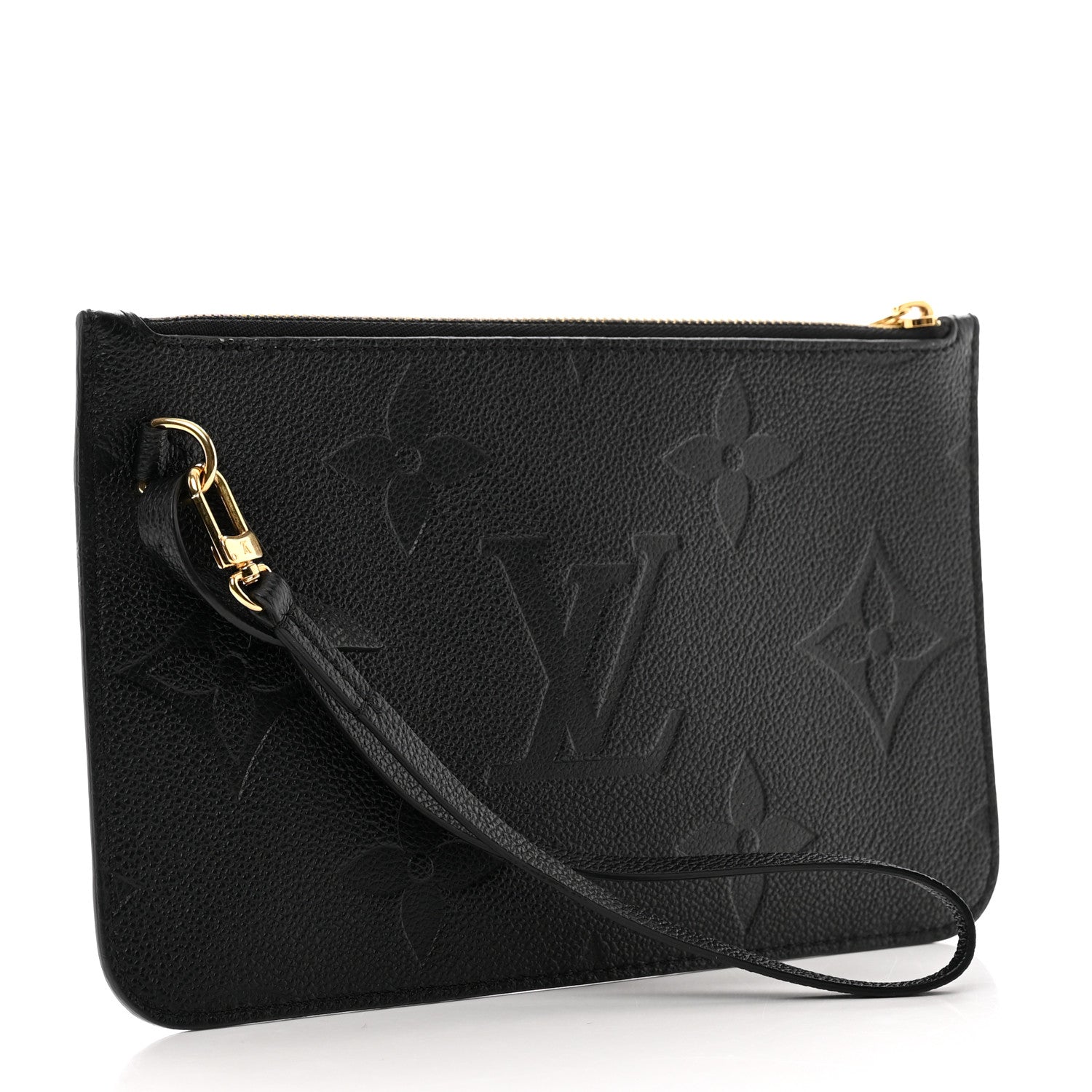 Louis Vuitton Empreinte Monogram Giant Neverfull MM Pochette Black 3 of 6