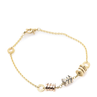 Bulgari 18K Yellow Rose White Gold B.Zero1 Bracelet 1 of 5