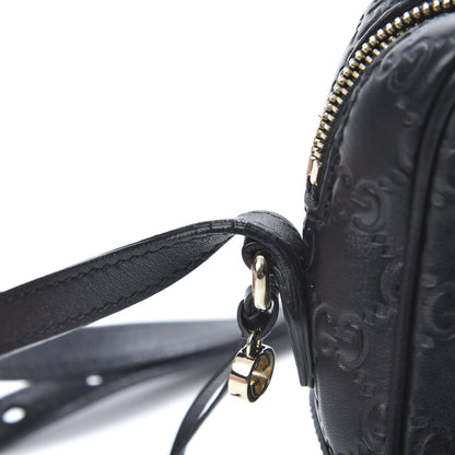 Gucci Guccissima Mini Bree Messenger Bag Black 13 of 14