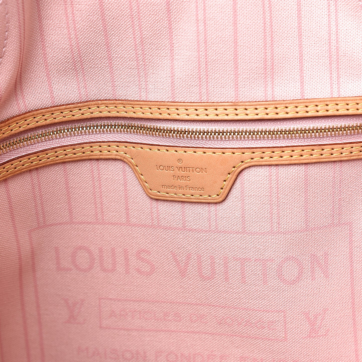 Damier Azur Neo Neverfull MM Rose Ballerine