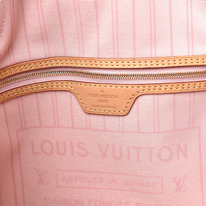 Louis Vuitton Damier Azur Neo Neverfull MM Rose Ballerine 5 of 16