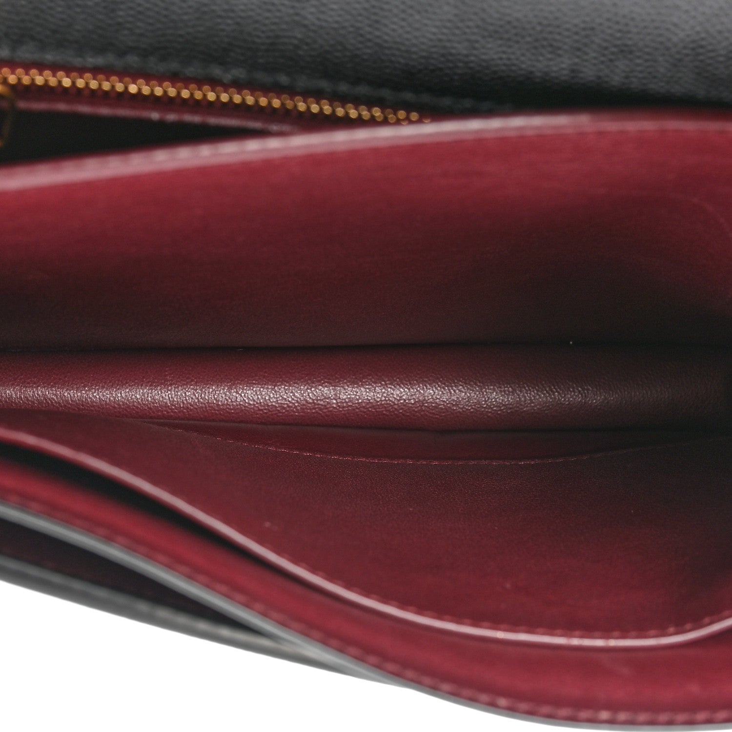 Saint Laurent Grain De Poudre Monogram Cassandra Clasp Bag Black 6 of 13