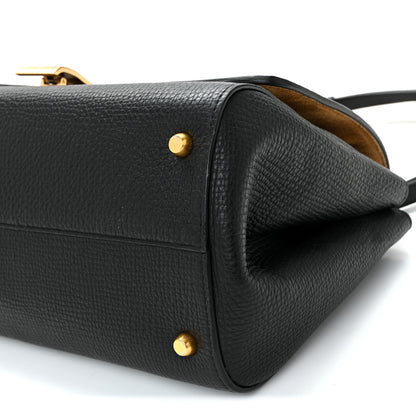 Bottega Veneta Textured Calfskin Small BV Angle Shoulder Bag Black 11 of 11