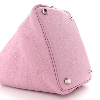 Hermes Taurillon Clemence Picotin Lock 18 PM Mauve Sylvestre 9 of 14