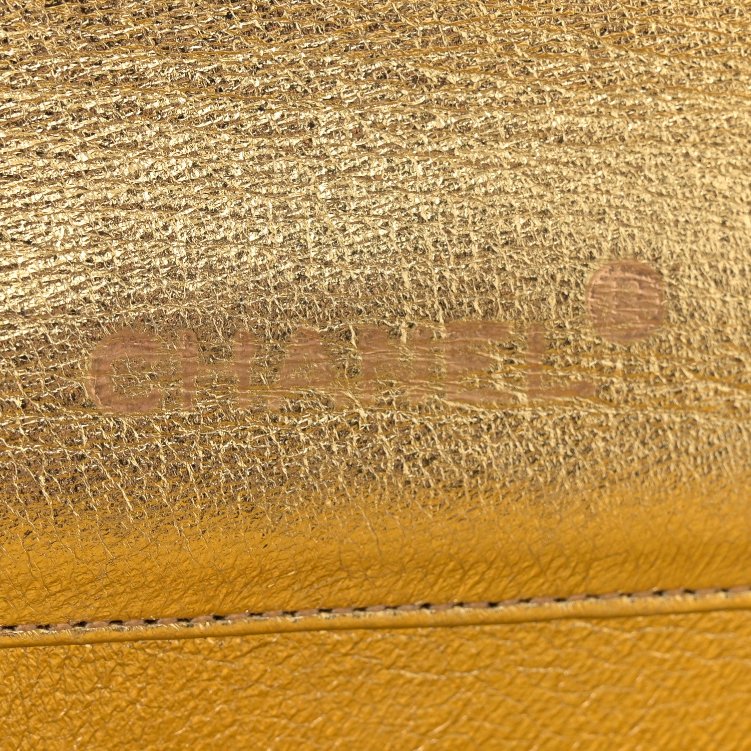 Chanel Metallic Lambskin Quilted Mini Flap Gold 6 of 13