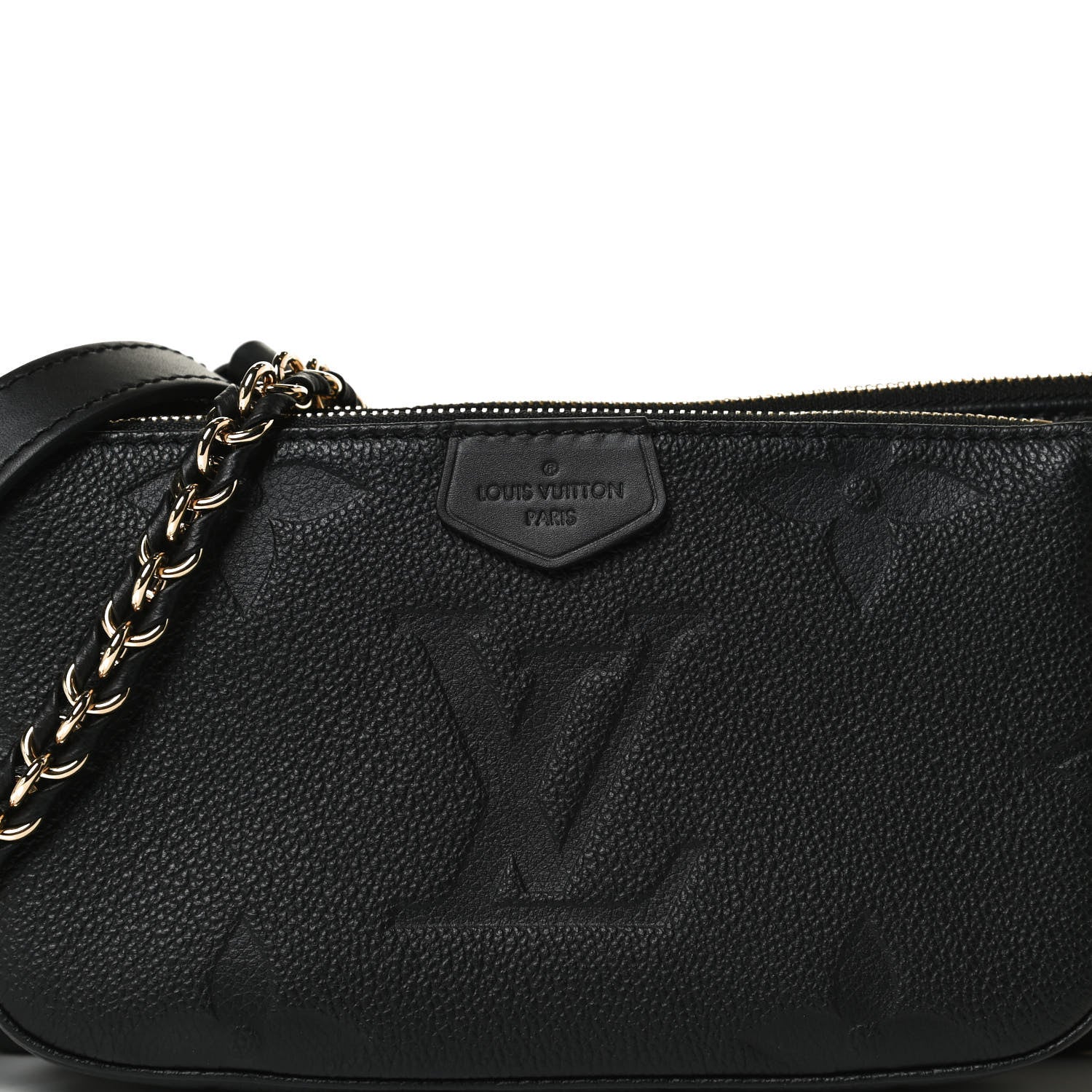 Louis Vuitton Empreinte Monogram Giant Multi Pochette Accessories Black 7 of 12