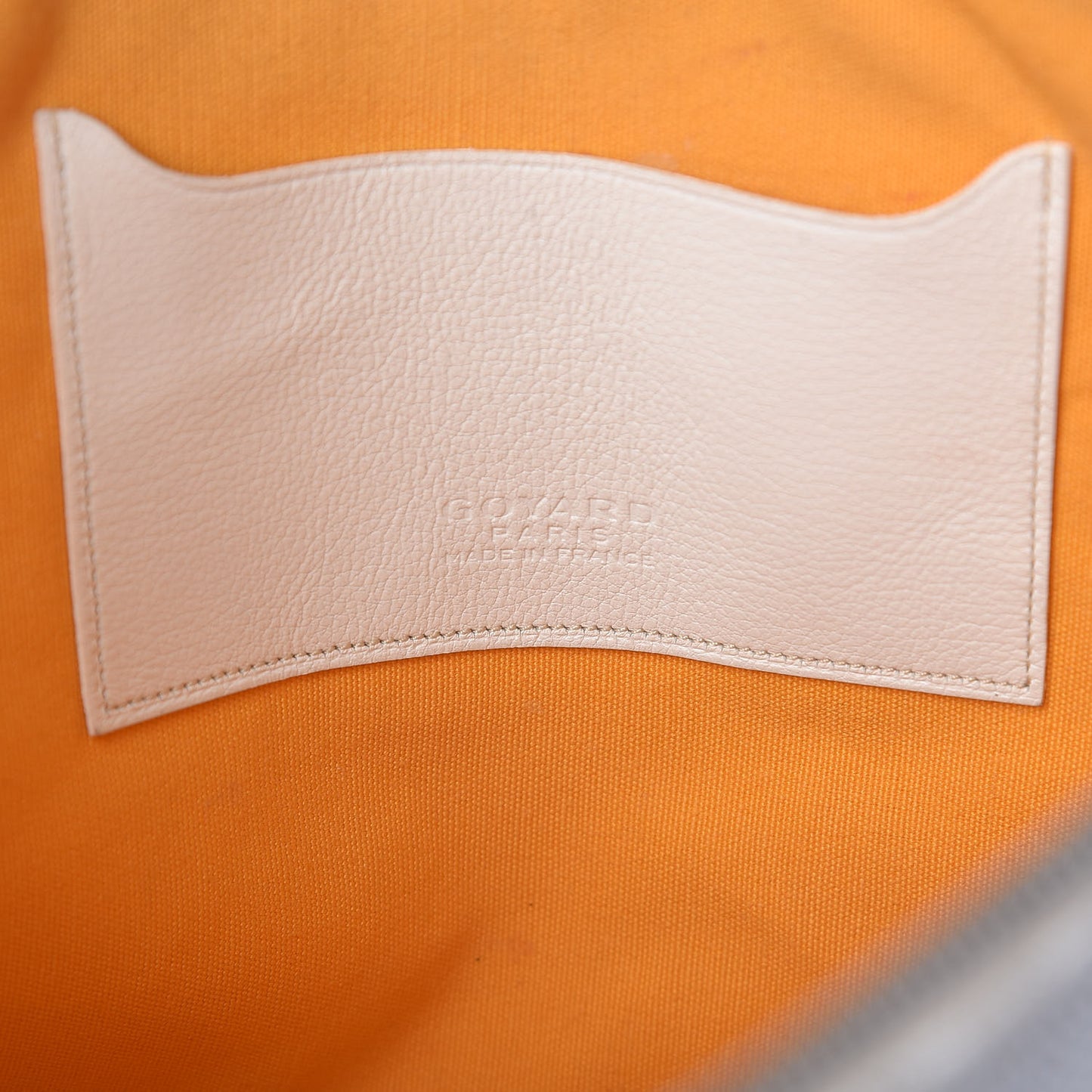 Goyardine Senat Pochette MM White