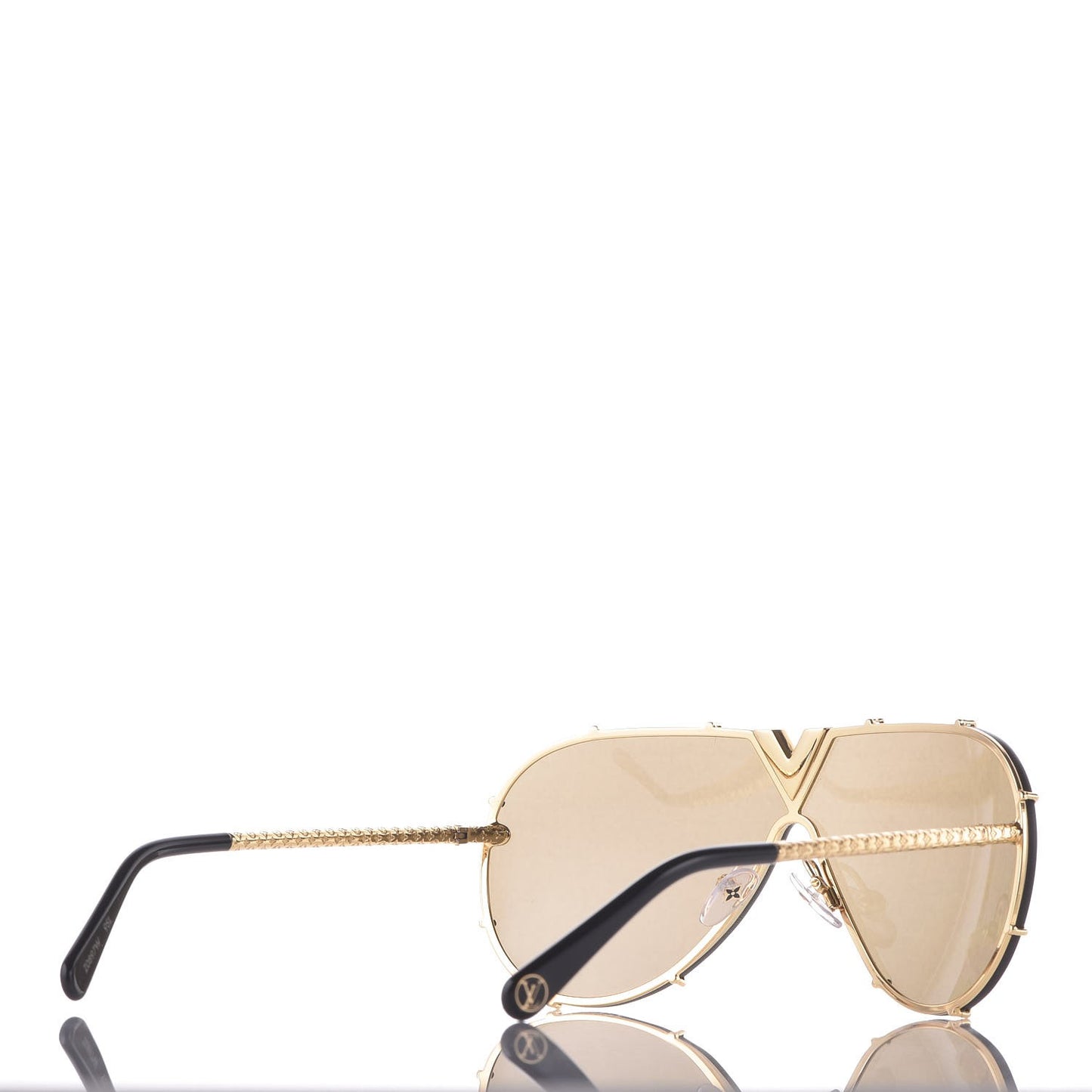 Metal LV Drive Sunglasses Z0897W Black Gold