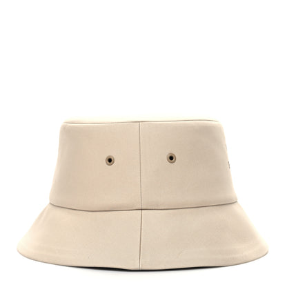 Burberry Technical Cotton Giant Check Globe Bucket Hat M Soft Fawn 3 of 7