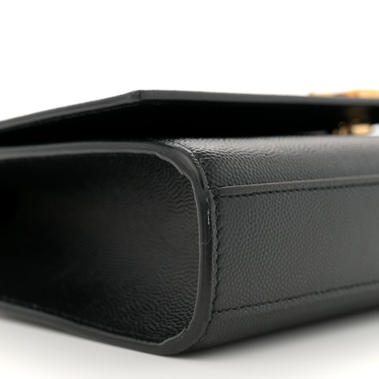 Grain De Poudre Medium Classic Monogram Kate Satchel Black