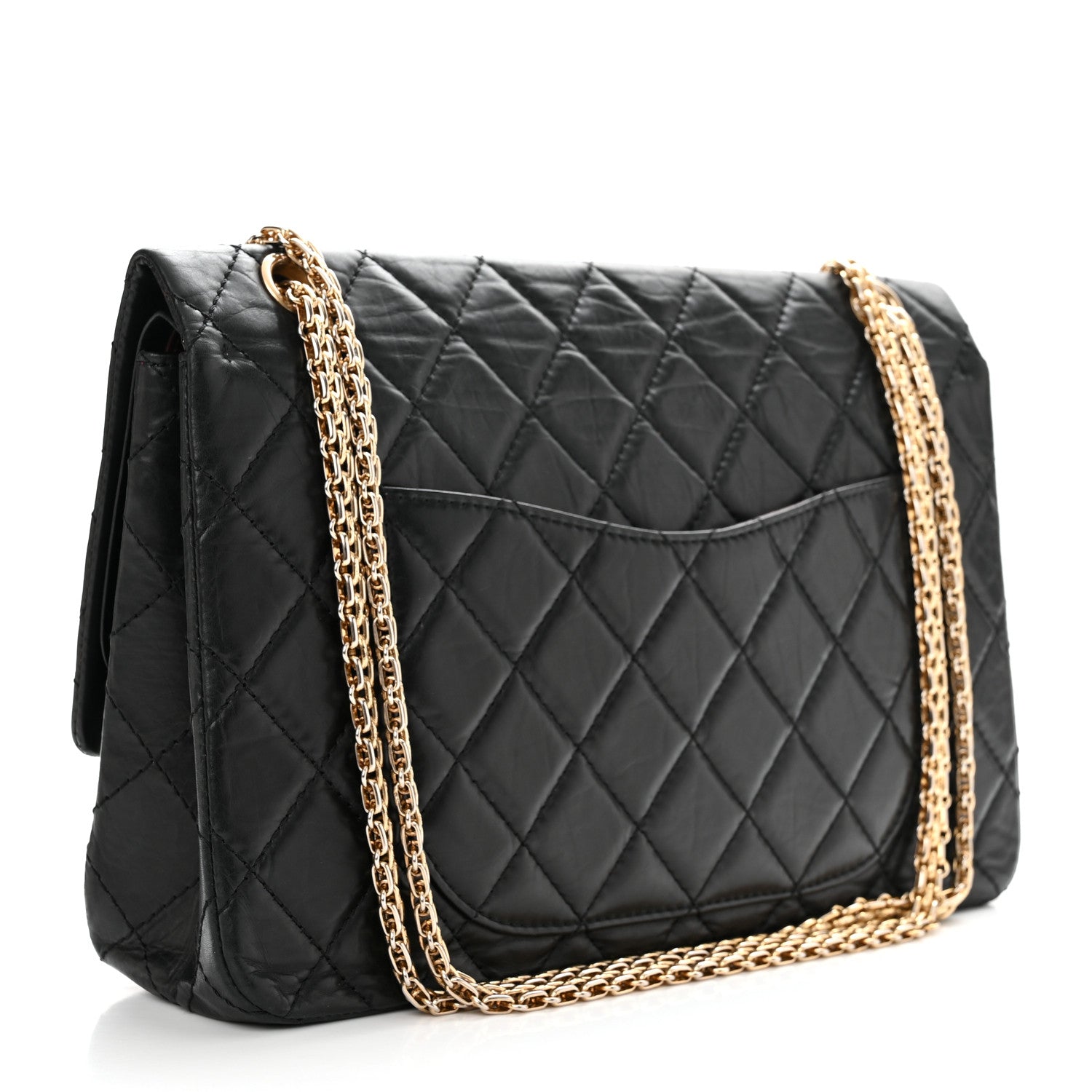Chanel Aged Calfskin Quilted 2.55 Reissue 227 Flap Black 2 of 12