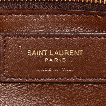 Saint Laurent Raffia Monogram Tassel Kate 99 Dark Nude 6 of 10