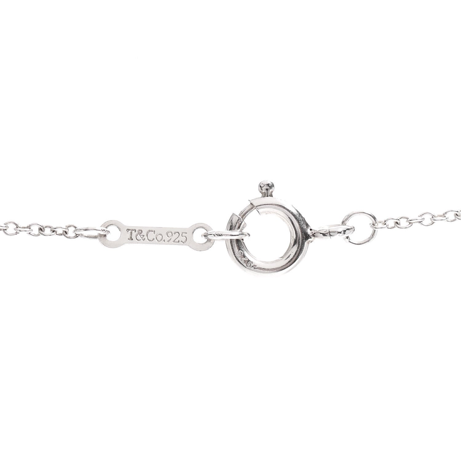 Tiffany Sterling Silver Small Paloma Picasso Loving Heart Pendant Necklace 4 of 4