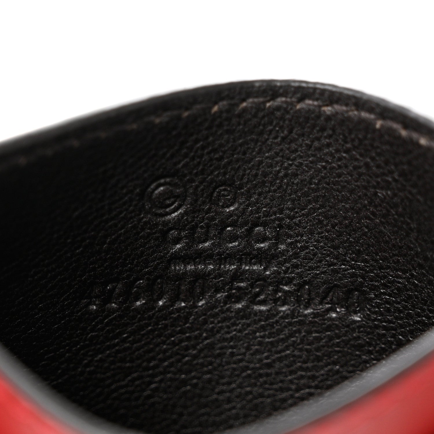 Gucci Microguccissima Card Holder Red 6 of 6
