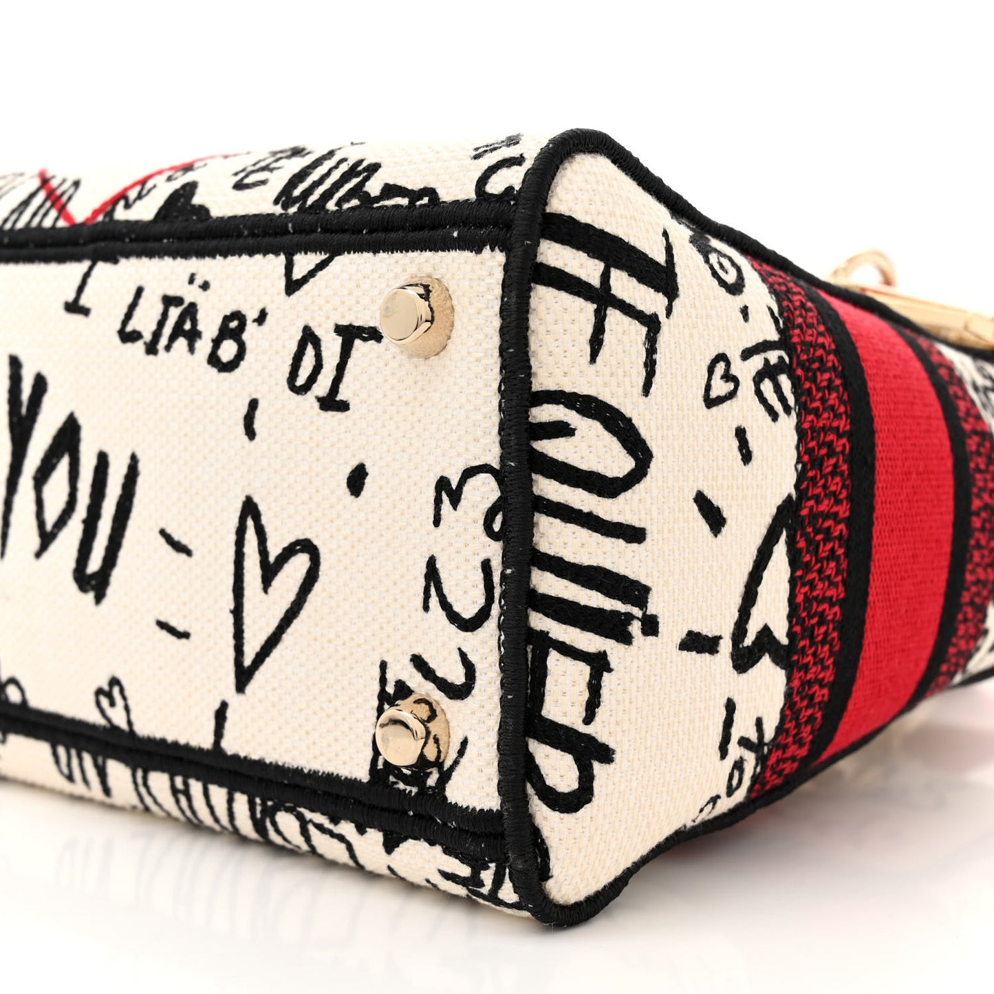 Canvas Medium DiorAmour Graffiti Lady D-Lite Latte