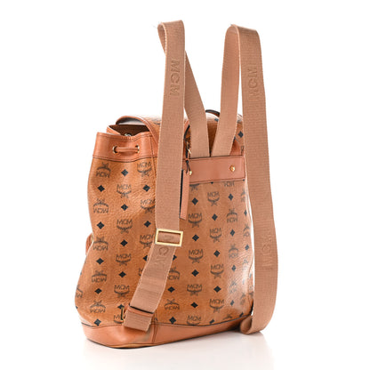 MCM Visetos Medium Vintage Pocket Backpack Cognac 2 of 6