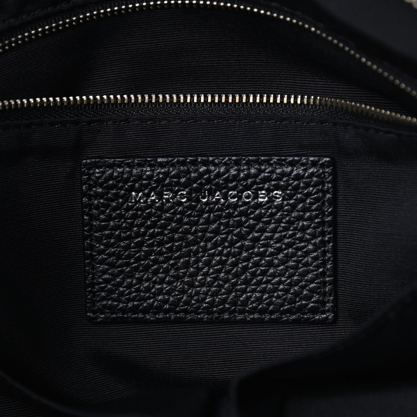 Pebbled Calfskin Gotham Bauletto Satchel Black