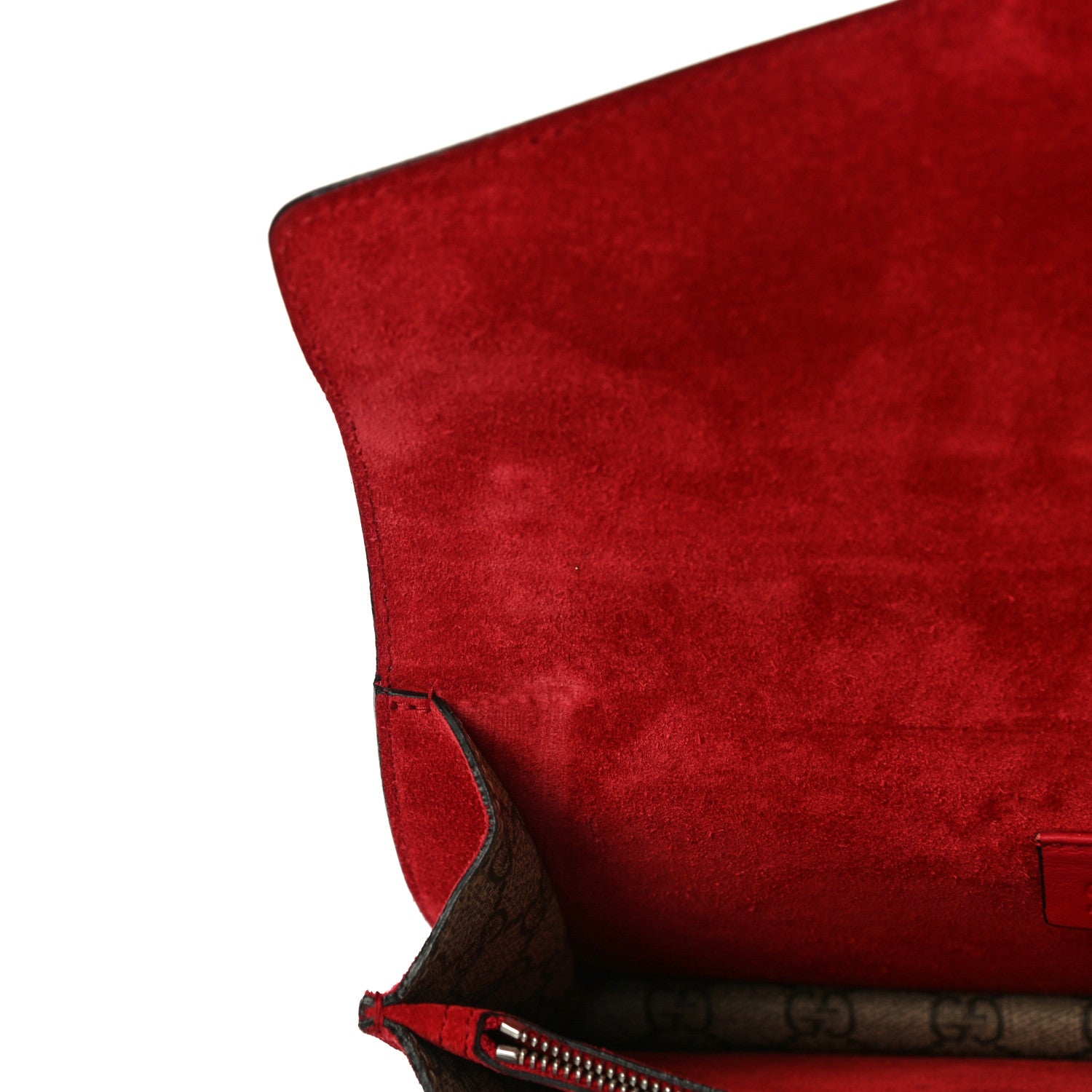 Gucci GG Supreme Monogram Small Dionysus Shoulder Bag Red 12 of 23