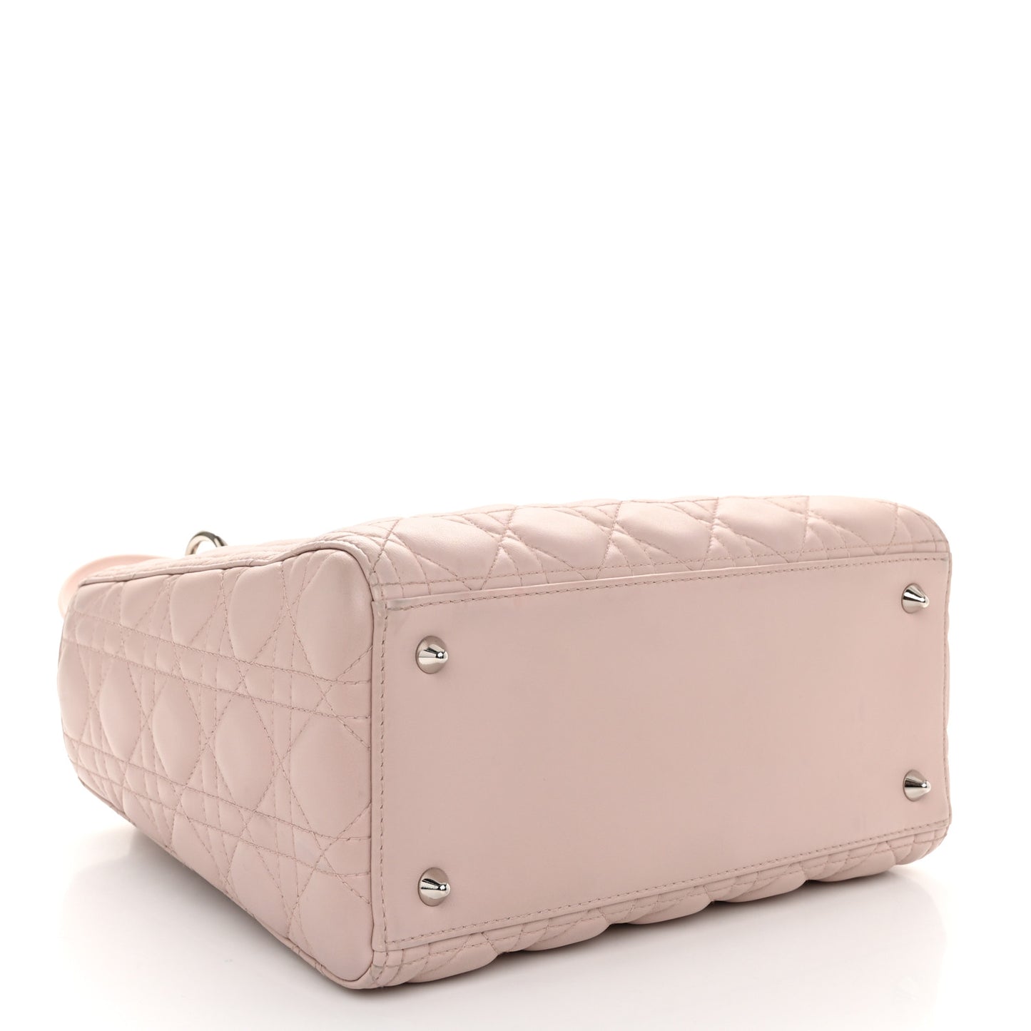 Lambskin Cannage Medium Lady Dior Light Pink
